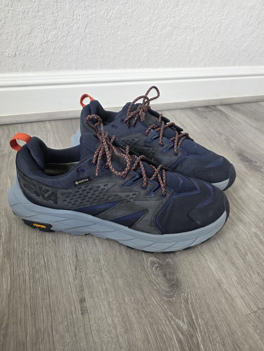 Hoka One One Anacapa Low GTX Gore-Tex Outer Space Blue Navy Hiking Shoe Men 12 D - Picture 7 of 7